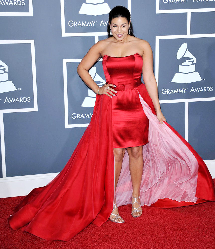 Jordin Sparks;<br>The 53rd Annual GRAMMY Awards - Red Carpet Arrivals