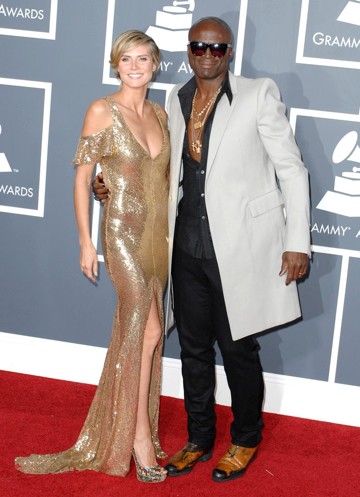 Heidi Klum;Seal;<br>The 53rd Annual GRAMMY Awards - Red Carpet Arrivals