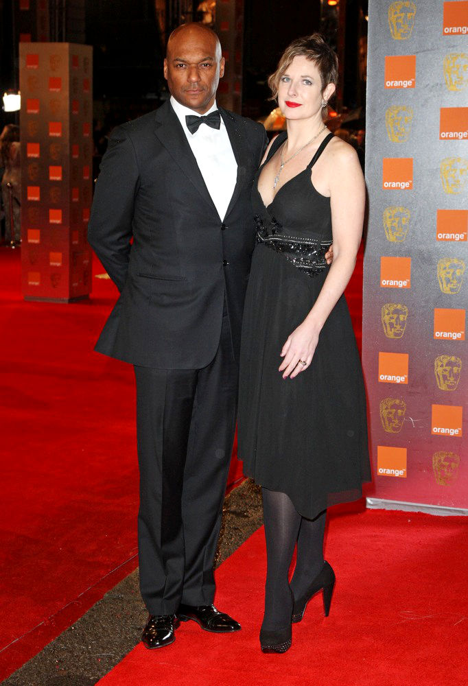Colin Salmon;Fiona Hawthorne;<br>2011 Orange British Academy Film Awards (BAFTAs) - Arrivals