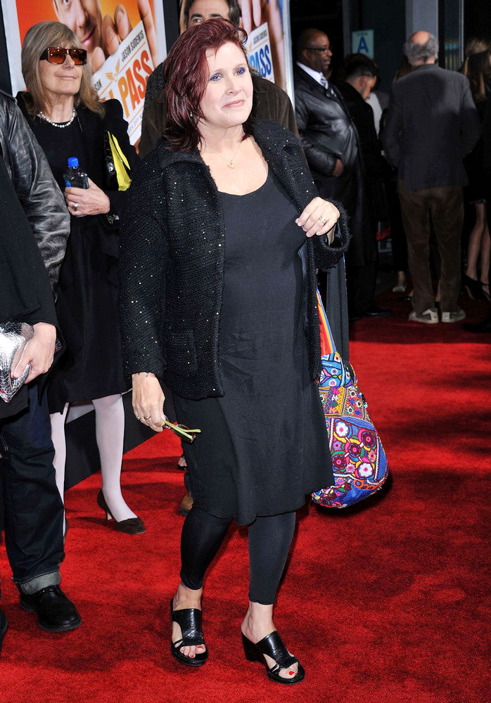 Carrie Fisher;<br>Los Angeles Premiere of Warner Bros. Pictures' 