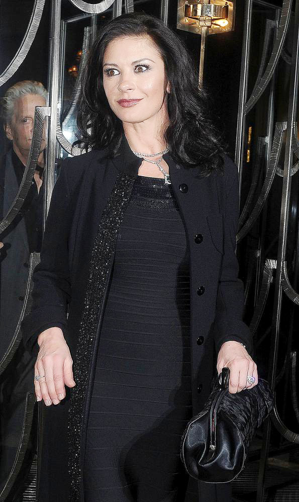 Catherine Zeta-Jones;<br>Celebrities Outside Claridge's Hotel