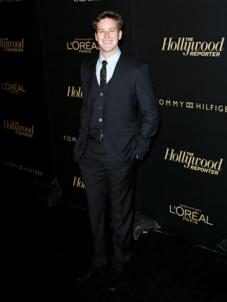 Armie Hammer;<br>The Hollywood Reporter's Nominees' Night