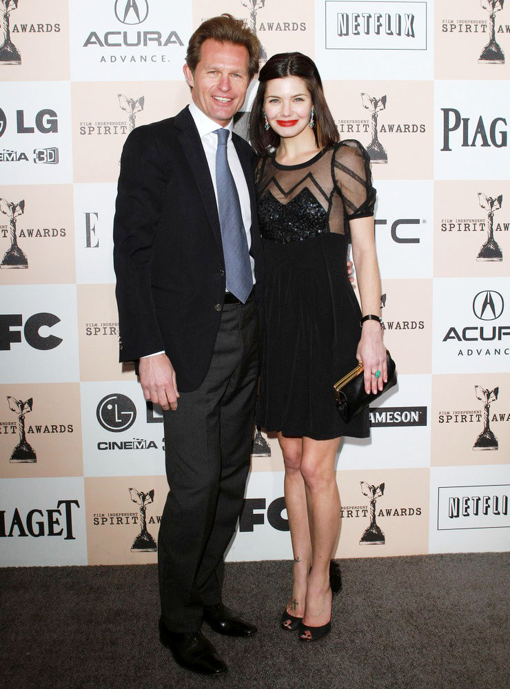 Francois La Haye;Delphine Chaneac;<br>The 2011 Film Independent Spirit Awards - Arrivals
