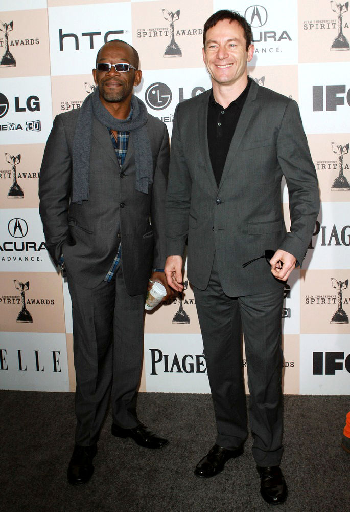Lennie James;Jason Isaacs;<br>The 2011 Film Independent Spirit Awards - Arrivals