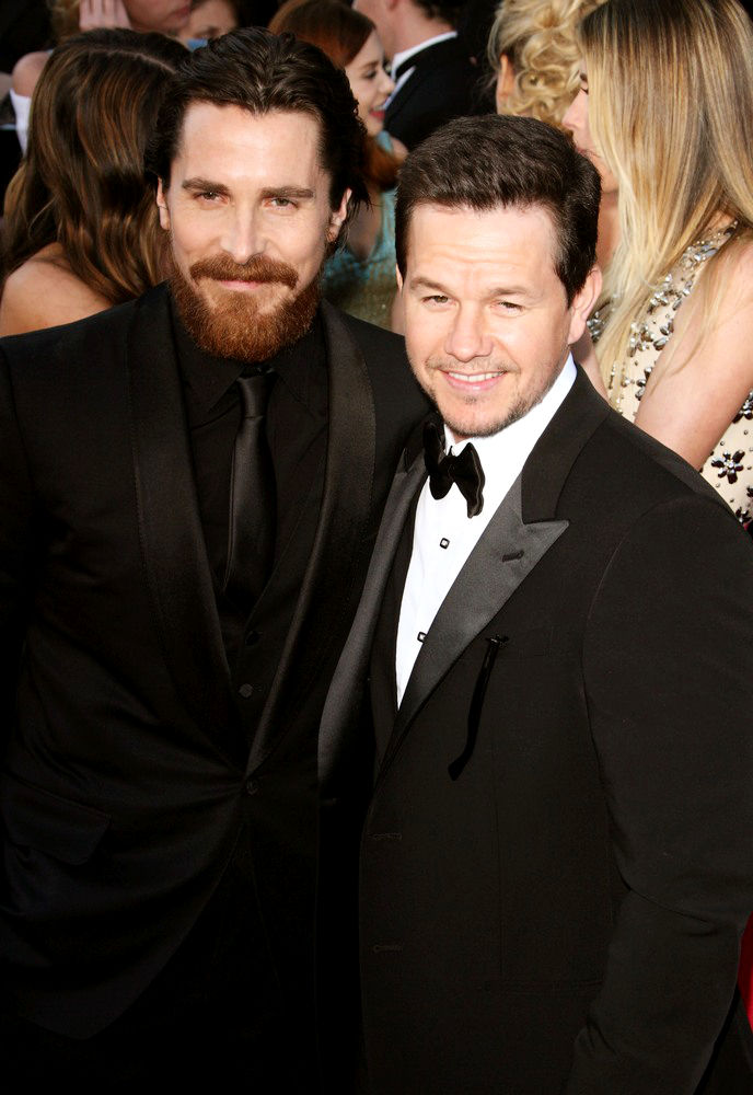 Christian Bale;Mark Wahlberg;<br>83rd Annual Academy Awards (Oscars) - Arrivals