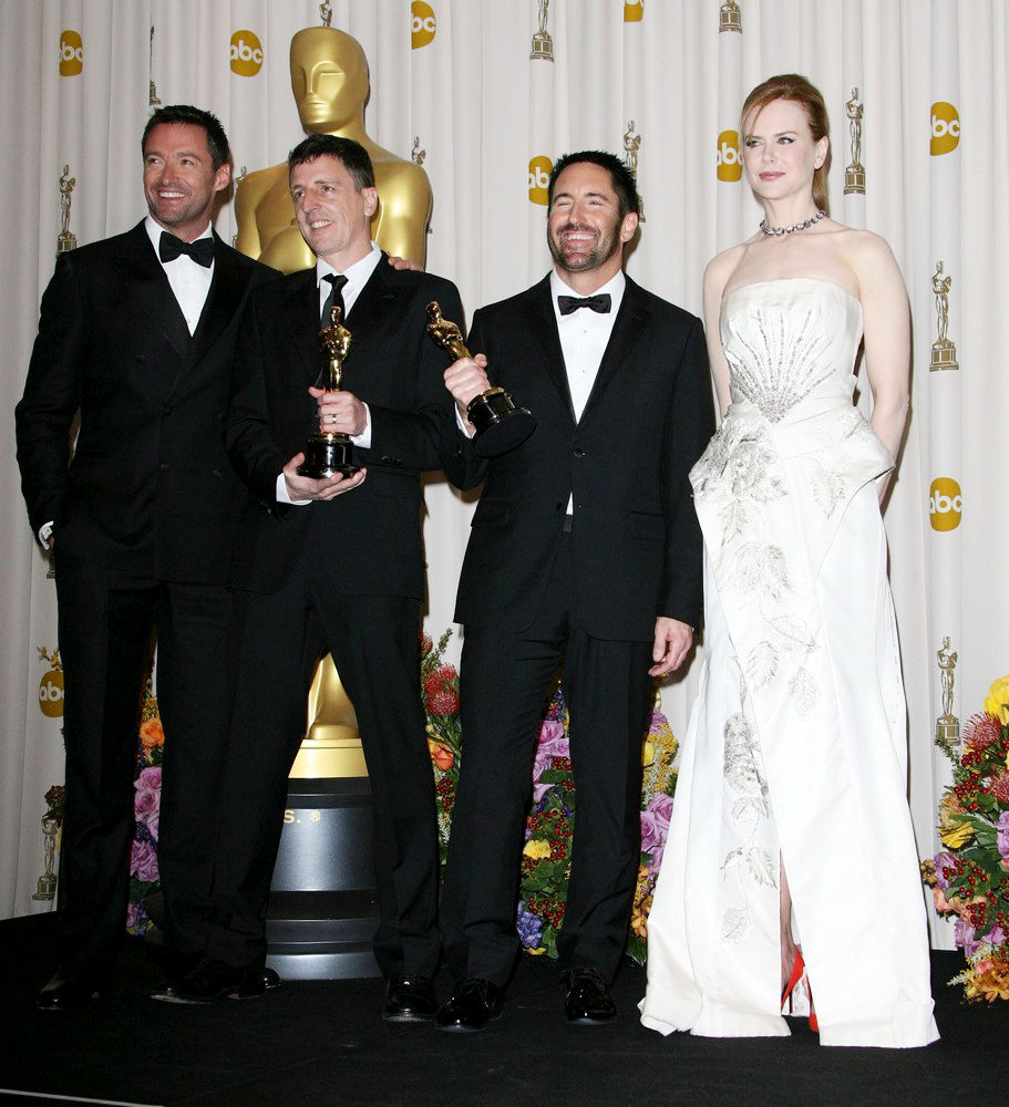 Hugh Jackman;Atticus Ross;Trent Reznor;Nicole Kidman;<br>83rd Annual Academy Awards (Oscars) - Press Room