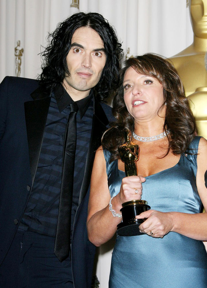 Russell Brand;Susanne Bier;<br>83rd Annual Academy Awards (Oscars) - Press Room