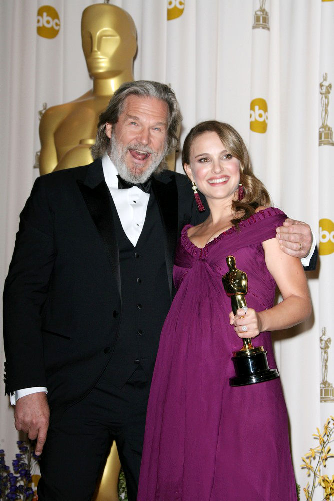 Jeff Bridges;Natalie Portman;<br>83rd Annual Academy Awards (Oscars) - Press Room