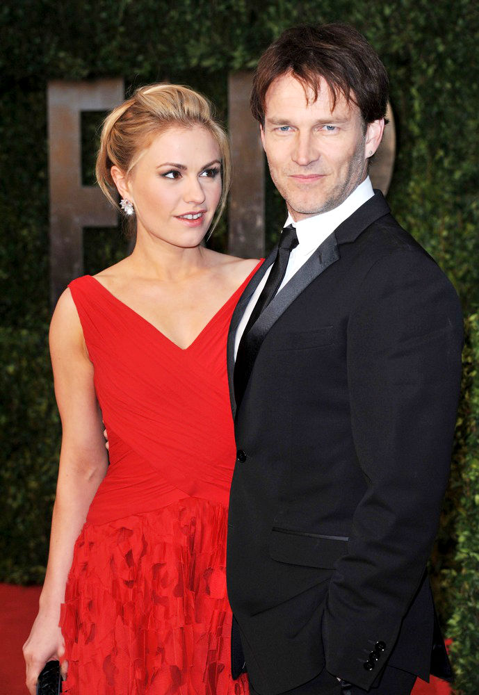 Anna Paquin;Stephen Moyer;<br>2011 Vanity Fair Oscar Party - Arrivals