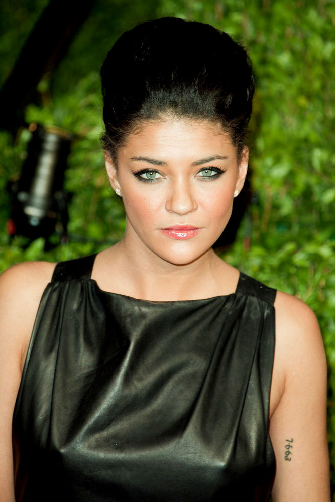 Jessica Szohr;<br>2011 Vanity Fair Oscar Party - Arrivals