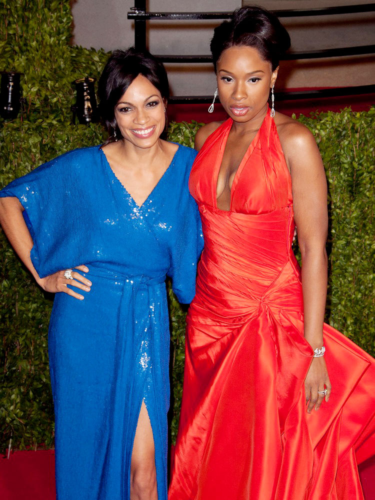 Rosario Dawson;Jennifer Hudson;<br>2011 Vanity Fair Oscar Party - Arrivals