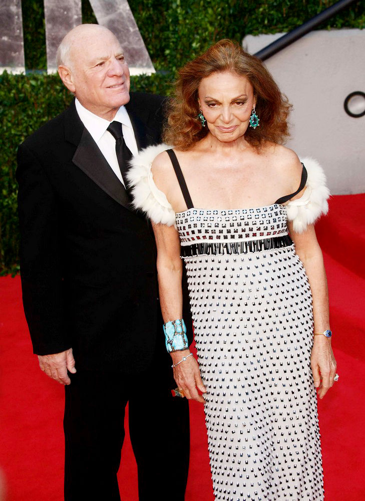 Barry Diller;Diane Von Furstenberg;<br>2011 Vanity Fair Oscar Party - Arrivals