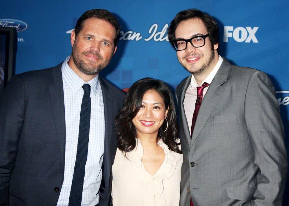 David Denman;Liza Lapira;Nelson Franklin;<br>The American Idol Season 10 Top 13 Finalists Party
