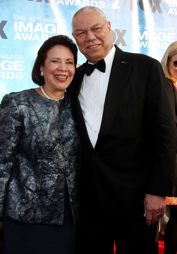 Alma Powell;Colin Powell;<br>42nd NAACP Image Awards - Arrivals