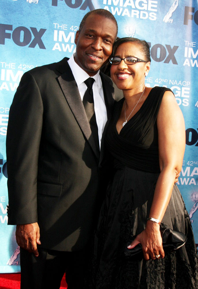 Rodney Saulsberry;Helen Montgomery;<br>42nd NAACP Image Awards - Arrivals