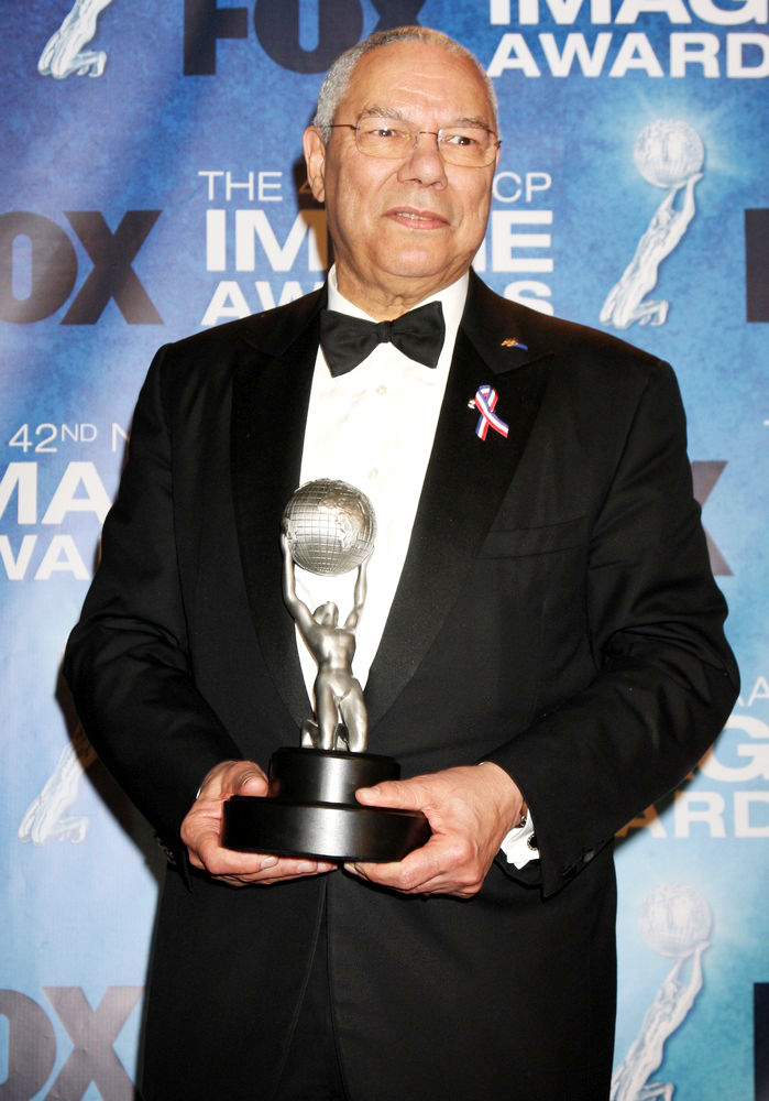 Colin Powell;<br>42nd NAACP Image Awards - Press Room