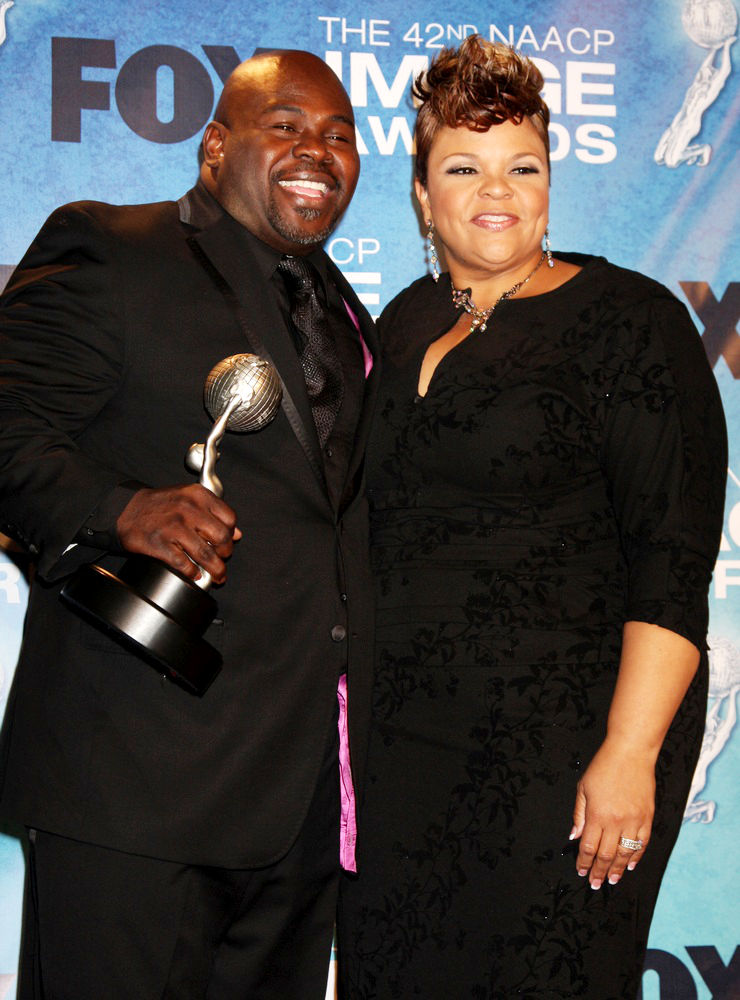 David Mann;Tamela Mann;<br>42nd NAACP Image Awards - Press Room