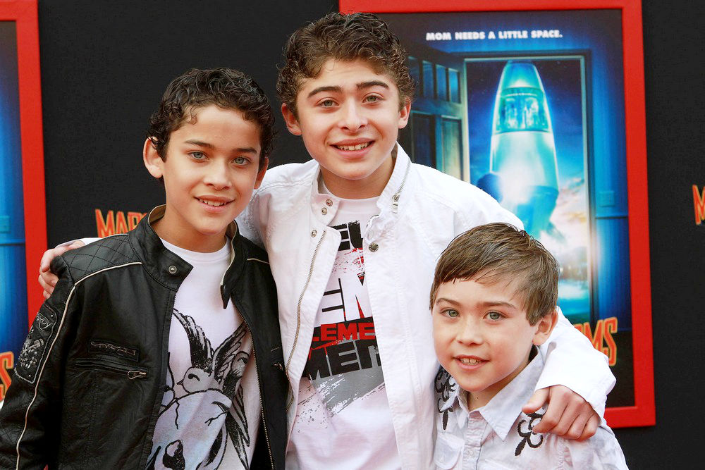 Robert Ochoa;Ryan Ochoa;Raymond Ochoa;<br>The Los Angeles Premiere of 'Mars Needs Moms!'