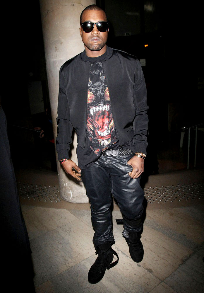 Kanye West;<br>Paris Fashion Week Ready to Wear Fall/Winter 2011 - Givenchy Collection - Outside