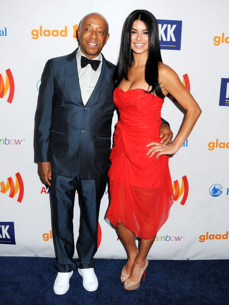 Russell Simmons;Rima Fakih;<br>The 22nd Annual GLAAD Media Awards - Arrivals