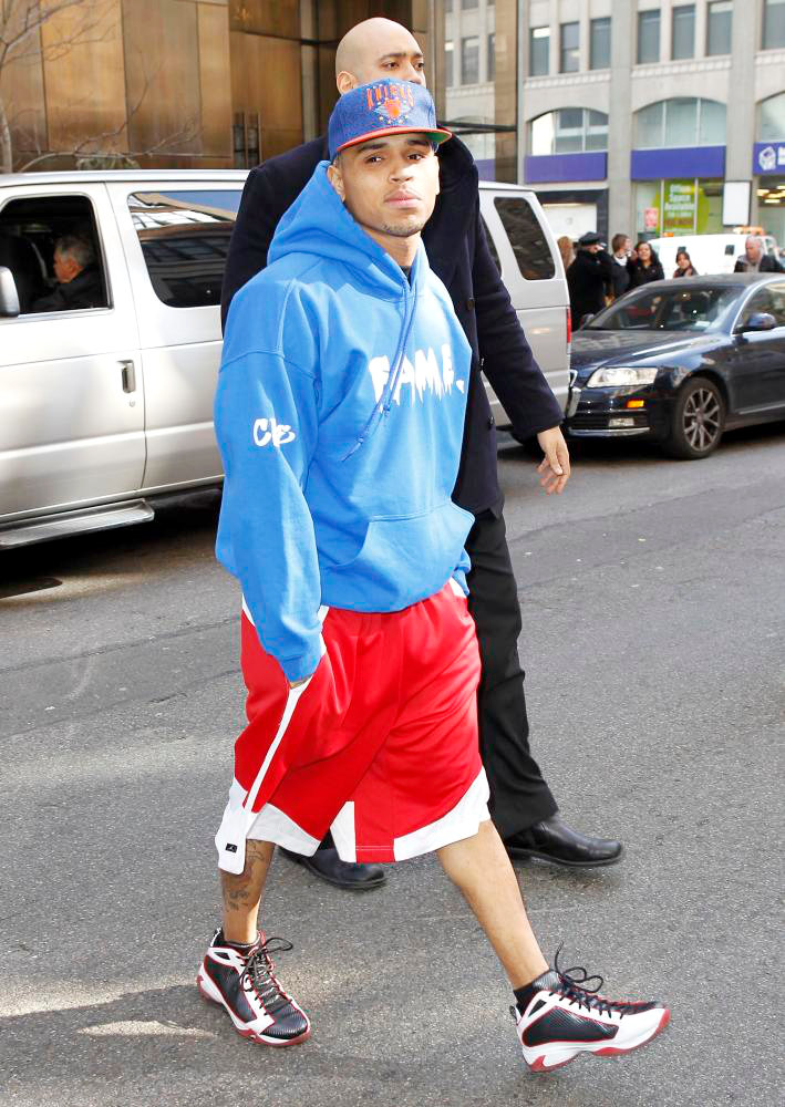 Chris Brown;<br>Chris Brown Leaving His Hotel in The Afternoon