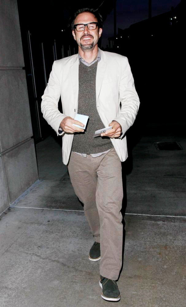 David Arquette;<br>David Arquette Arriving at The LA Lakers Game