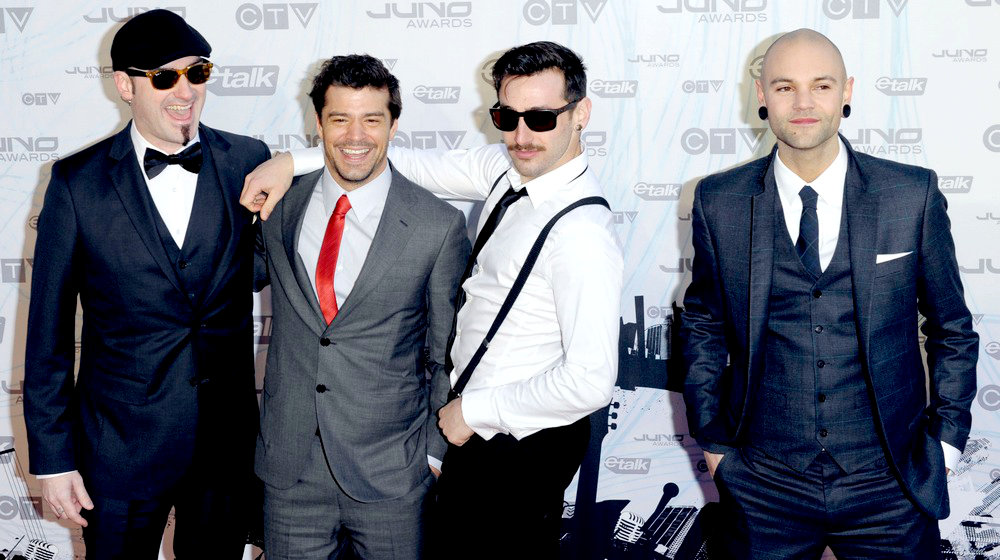 Hedley;<br>2011 JUNO Awards - Arrivals