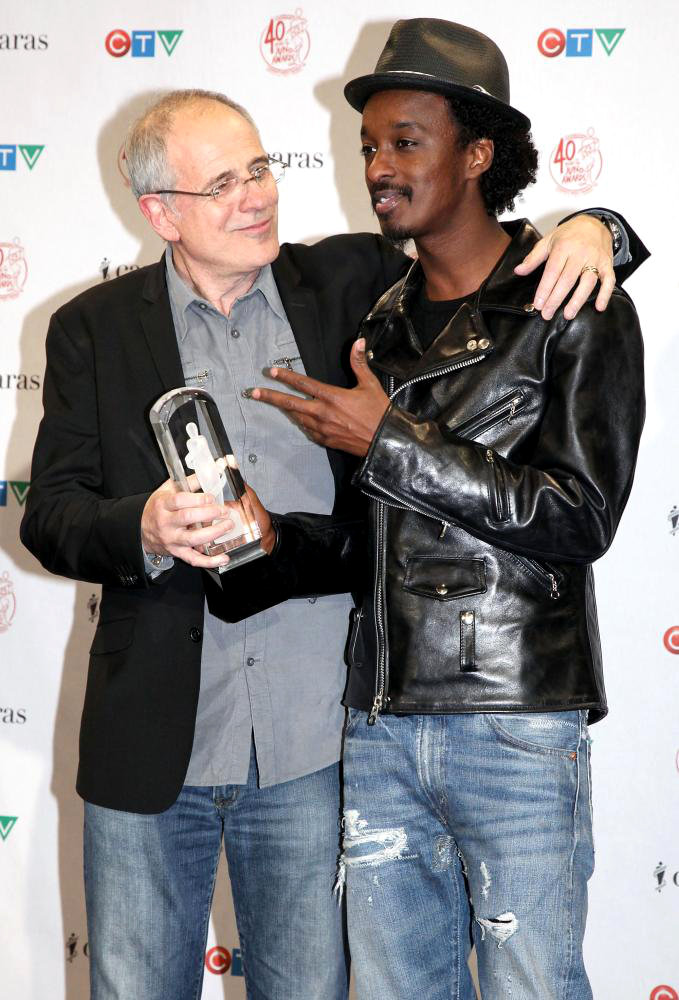 Bob Ezrin;K'naan;<br>The 2011 JUNO Awards - Press Room