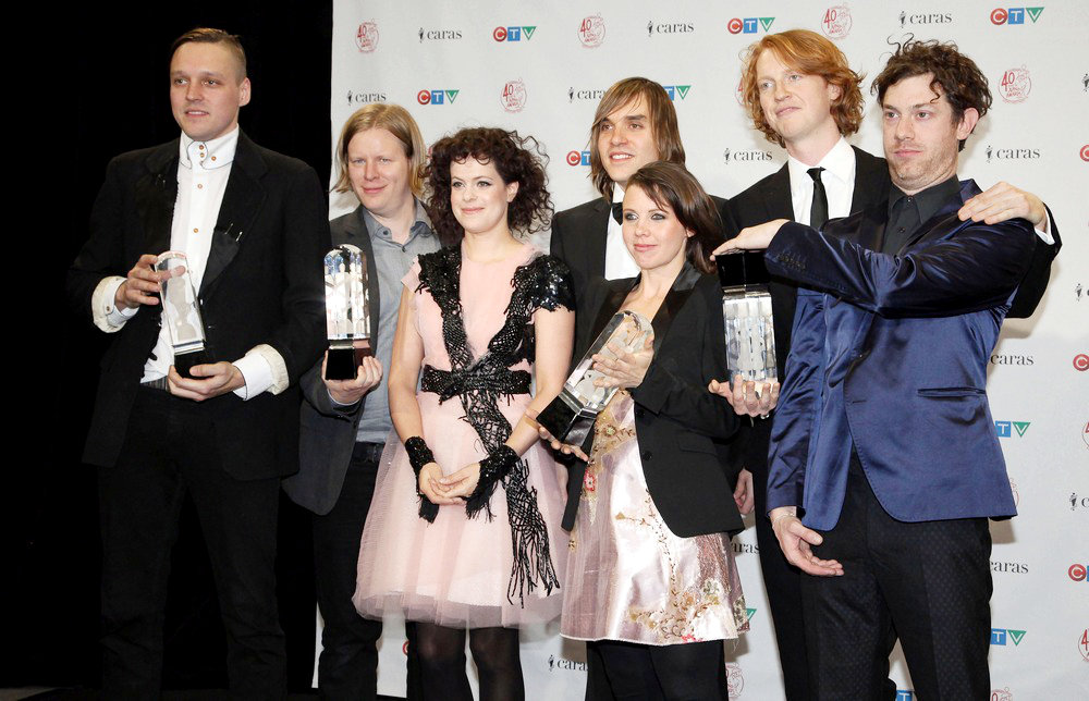 Arcade Fire;<br>The 2011 JUNO Awards - Press Room