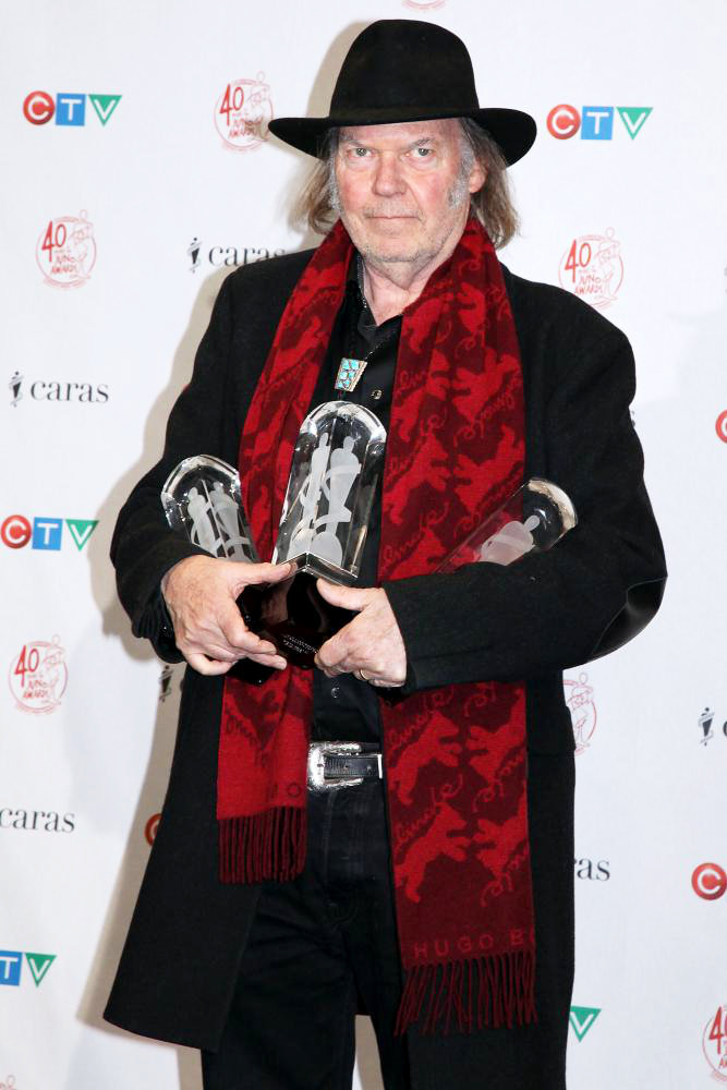 Neil Young;<br>The 2011 JUNO Awards - Press Room