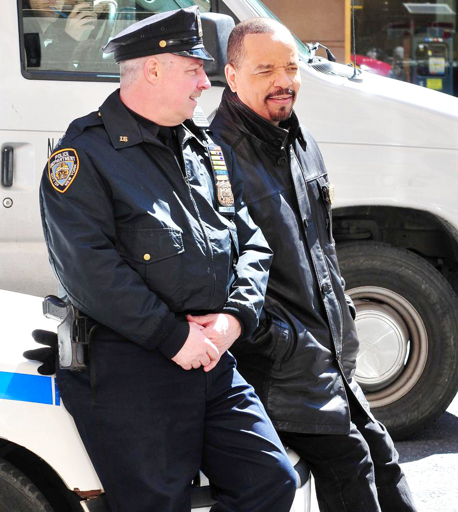 Ice-T;<br>On The Set of 'Law & Order: SVU'