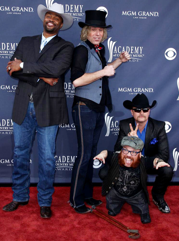 Cowboy Troy;Big & Rich;Two Foot Fred;<br>The Academy of Country Music Awards 2011 - Arrivals