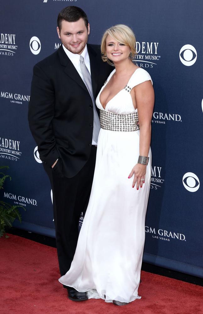 Luke Lambert;Miranda Lambert;<br>The Academy of Country Music Awards 2011 - Arrivals