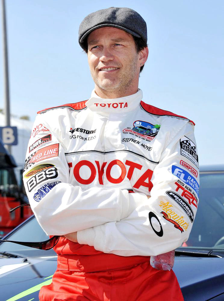 Stephen Moyer;<br>The 35th Annual Toyota Pro/Celebrity Race - Press/Practice Day