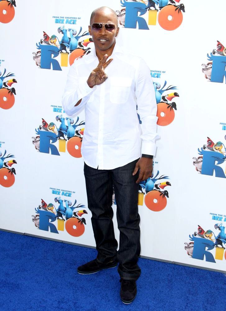 Jamie Foxx;<br>Los Angeles Premiere of 'Rio' - Arrivals