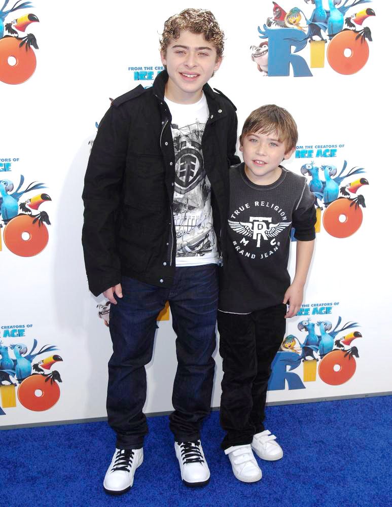 Ryan Ochoa;Raymond Ochoa;<br>Los Angeles Premiere of 'Rio' - Arrivals