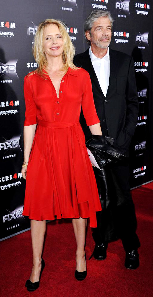 Rosanna Arquette;Todd Morgan;<br>World Premiere of 'Scream 4' - Arrivals