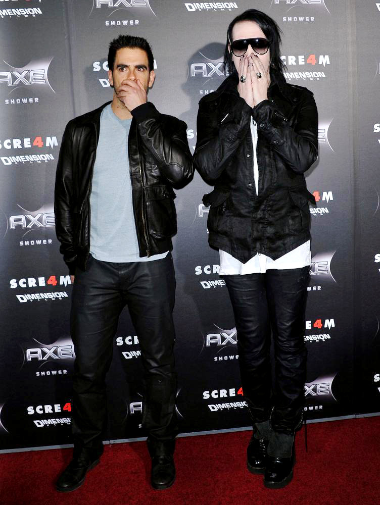 Eli Roth;Marilyn Manson;<br>World Premiere of 'Scream 4' - Arrivals