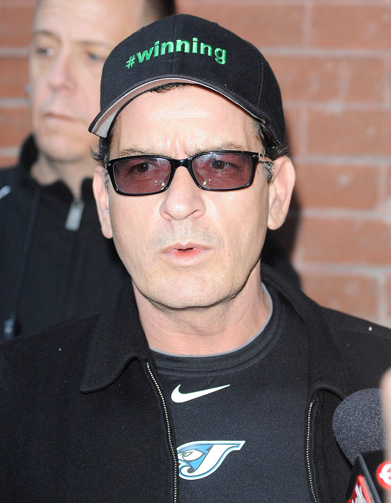 Charlie Sheen;<br>Charlie Sheen on Tour in Toronto with 