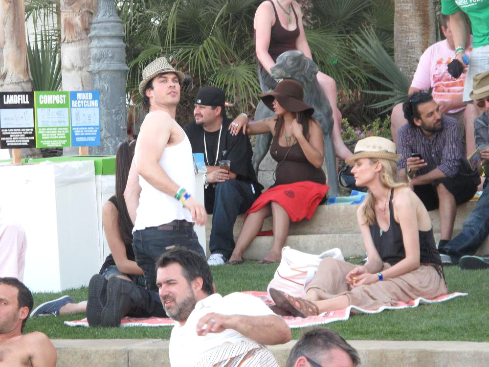 Ian Somerhalder;Diane Kruger;<br>Celebrities at The 2011 Coachella Valley Music and Arts Festival - Day 2