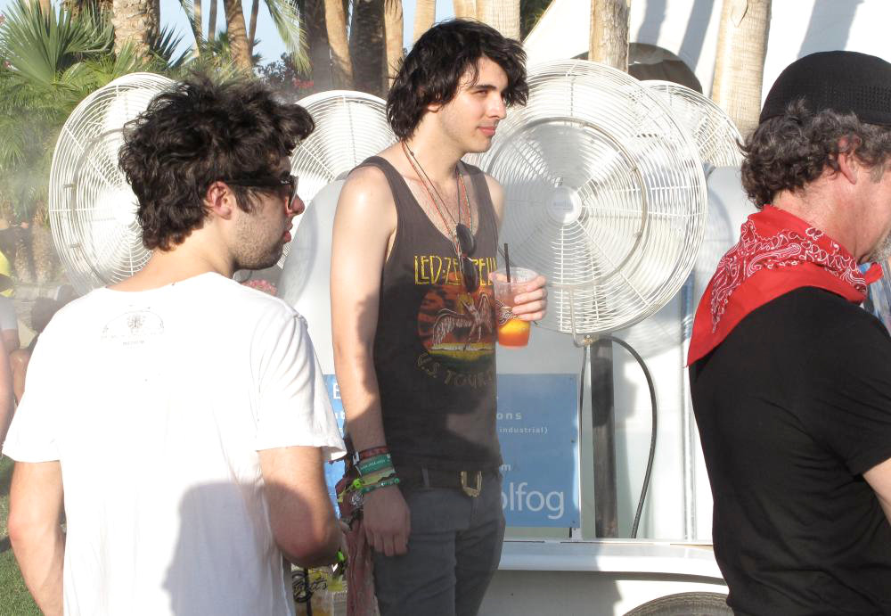 Nick Simmons;<br>Celebrities at The 2011 Coachella Valley Music and Arts Festival - Day 2
