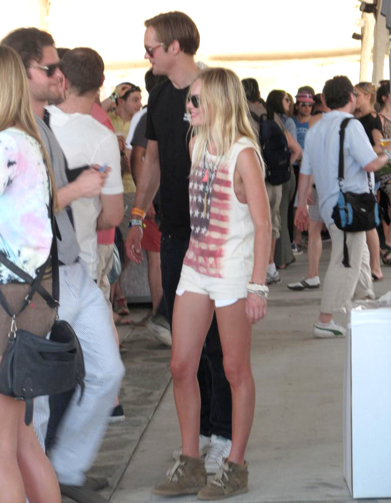 Alexander Skarsgard;Kate Bosworth;<br>Celebrities at The 2011 Coachella Valley Music and Arts Festival - Day 2