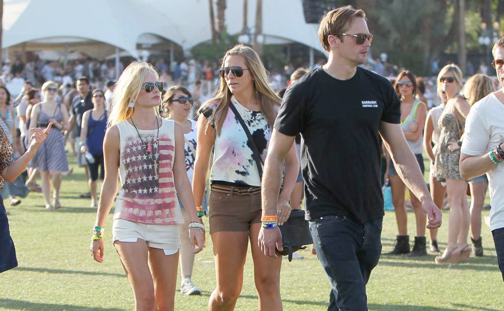 Kate Bosworth;Alexander Skarsgard;<br>Celebrities at The 2011 Coachella Valley Music and Arts Festival - Day 2