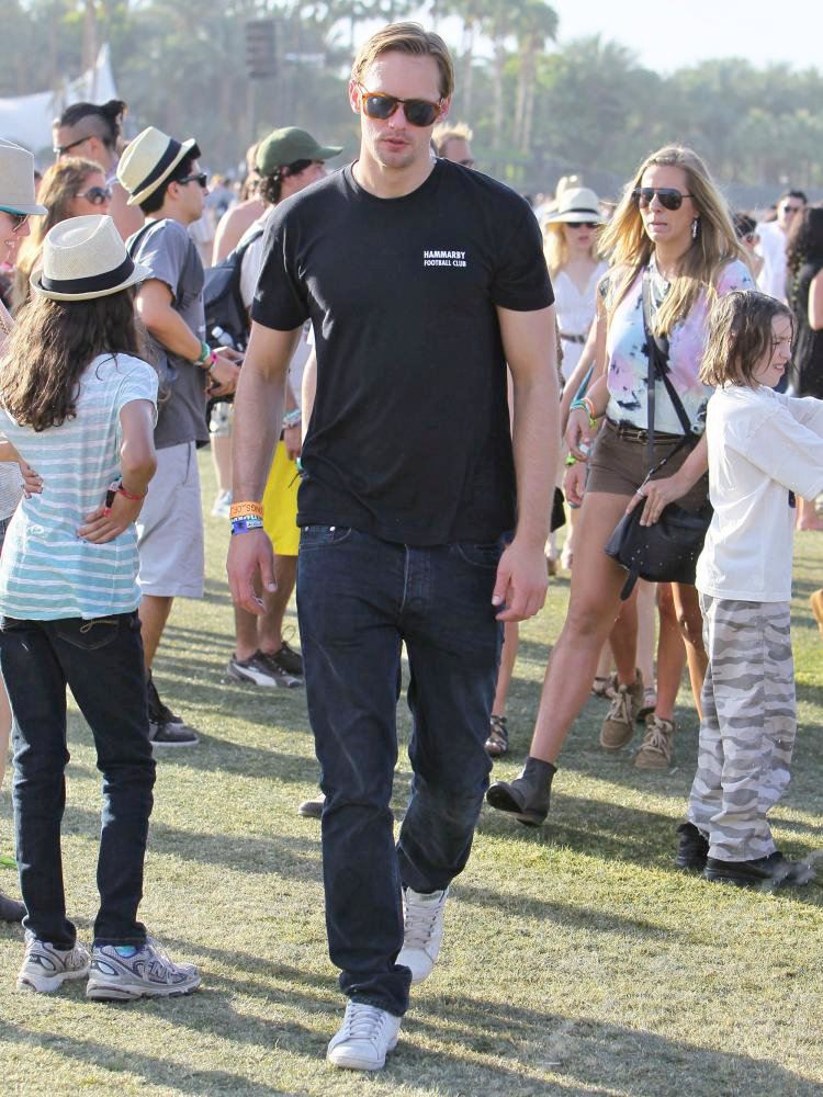 Alexander Skarsgard;<br>Celebrities at The 2011 Coachella Valley Music and Arts Festival - Day 2