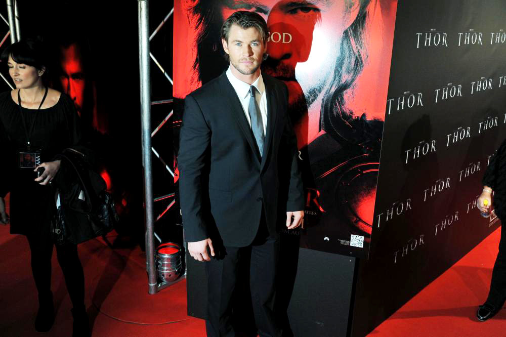 Chris Hemsworth;<br>Australian Premiere of 'Thor' at Even Cinemas George St.