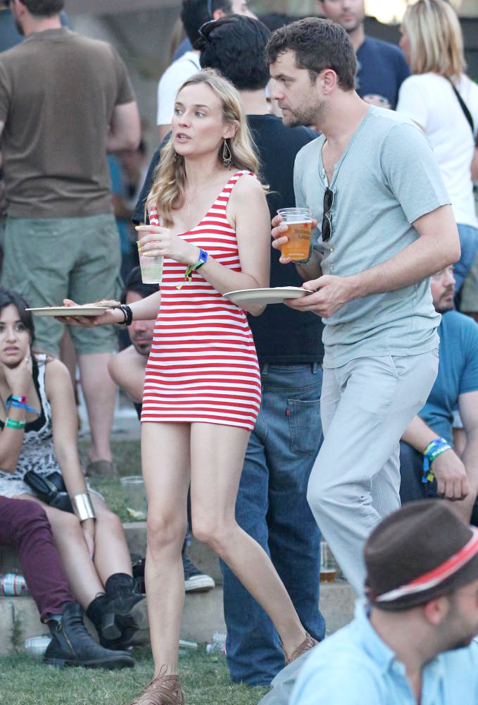 Diane Kruger;Joshua Jackson;<br>Celebrities at The 2011 Coachella Valley Music and Arts Festival - Day 3