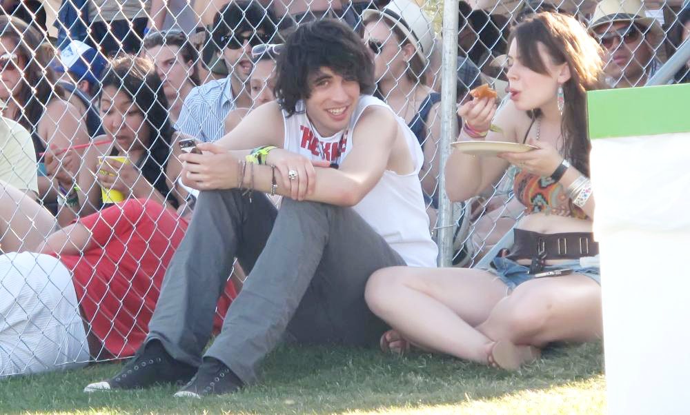 Nick Simmons;<br>Celebrities at The 2011 Coachella Valley Music and Arts Festival - Day 3