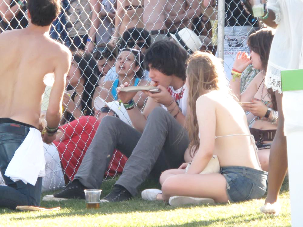 Nick Simmons;<br>Celebrities at The 2011 Coachella Valley Music and Arts Festival - Day 3
