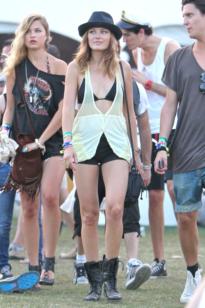Malin Akerman;<br>Celebrities at The 2011 Coachella Valley Music and Arts Festival - Day 3