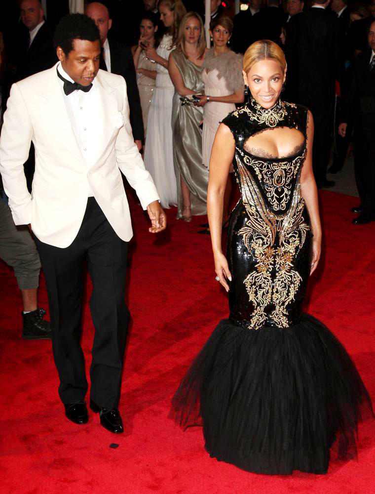 Jay-Z;Beyonce Knowles;<br>Alexander McQueen: Savage Beauty Costume Institute Gala